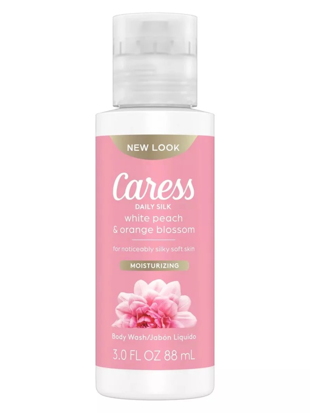 Caress Daily Silk White Peach & Orange Blossom Moisturizing Body Wash - Pink